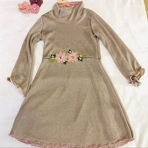 Little Girls 6X Sparkling Flower Dress